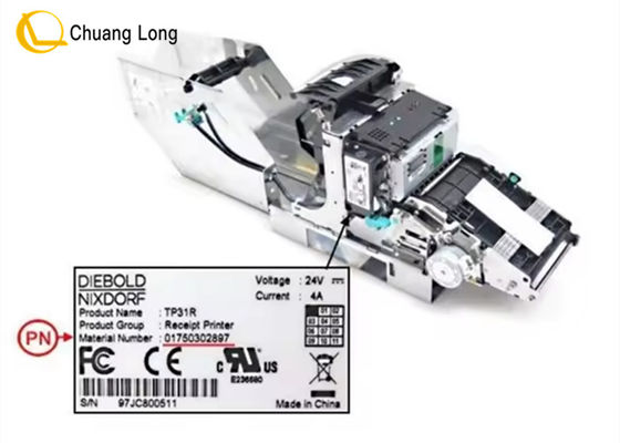 Хорошая цена Запчасти для банкоматов WINCOR DN200 TP31R Принтер квитанций с вытяжкой 1750302897 01750302897 онлайн