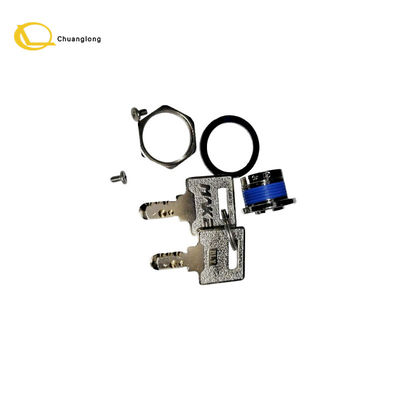 Хорошая цена Hyosung ATM Machine Parts HCDU Cash Cassette Lock с двумя клавишами и стрейкером 4240000020-1 онлайн