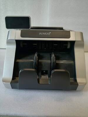 JUNUO C05 Банковский автомат Детектор денег Чёрный с светодиодным дисплеем