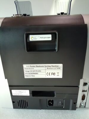 1+1 карманный банкнотный сортировочный аппарат Детректор денег Чёрный с светодиодным дисплеем LK22025060003