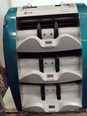 Машина для сортировки банкнот Kisan Денежные счетчики Детектор Синий с светодиодным дисплеем Smart K3 S16E01-3659