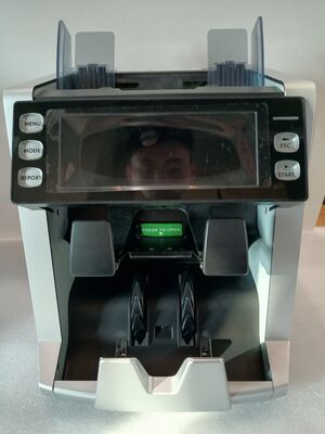 Сортировщик банкнот 1+1 Pocket Money Counter Detector Black с LED дисплеем LK22025060006