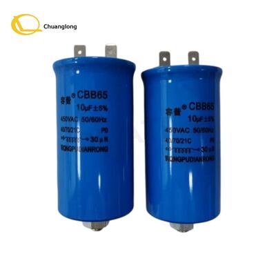 Хорошая цена 0090008121 NCR Конденсатор 10uF 450V ATM Части машины NCR S1 Конденсатор RUN 8UF 10UF 450V 5060HZ 009-0008121 Оригинальный Новый на складе Онлайн