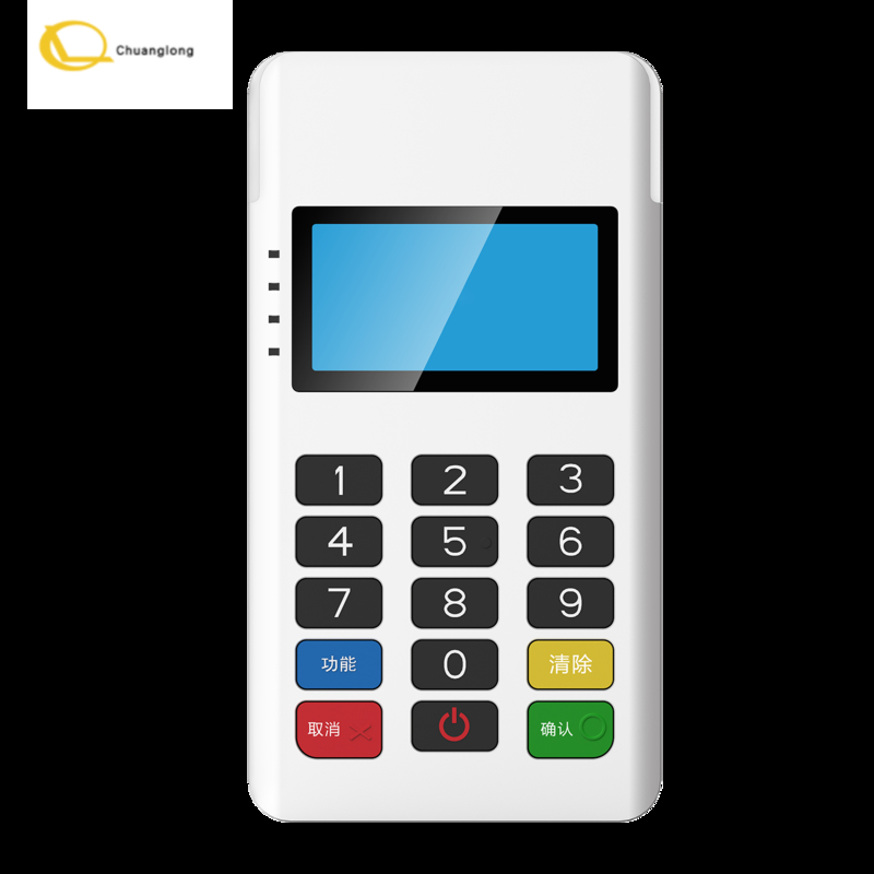 ANFU AF60S Minipos MPOS Терминал для оплаты свайпом EMV PCI Бесконтактный с 4 сигнальными индикаторами