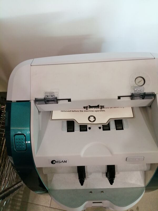 Машина для сортировки банкнот Kisan Денежные счетчики Детектор Синий с светодиодным дисплеем Smart K3 S16E01-3659