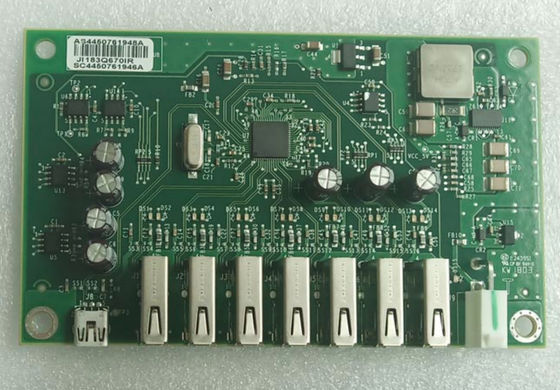 Хорошая цена 445-0761948 GBRU NCR ATM Части Универсальный USB Hub PCB верхняя сборка онлайн