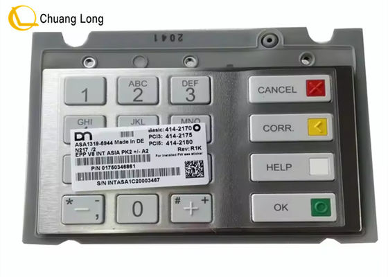 Хорошая цена Части банкомата Diebold Nixdorf EPPV8 клавиатура 1750303455 01750303455 онлайн