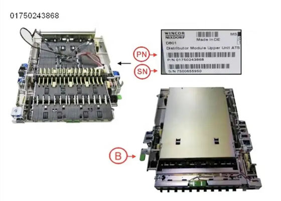 Хорошая цена Части банкоматов Wincor Дистрибьюторный модуль Верхний блок ATS 01750243868 1750243868 онлайн
