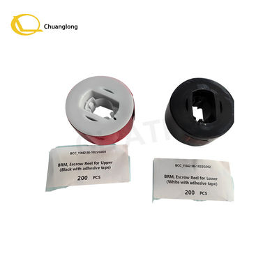 Хорошая цена Детали для ресайклера банкоматов OKI BCC_YX4238-1822G001 OKI BRM Escrow Reel Uppe, черная YIHUA Escrow Rell Tape BCC_YX4238-1822G002 OKI Escrow Reel, нижняя белая онлайн