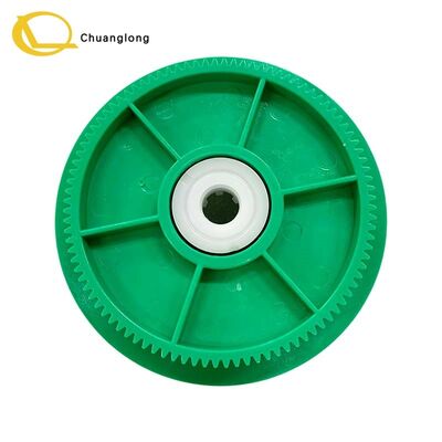 Хорошая цена NCR S2 Presenter Gear 445-0730542 Green Gear Handle Knurled Over Molding Plastic ATM CDM CRM Selfserv Kiosk Part 4450730542 445-0758882-02 онлайн