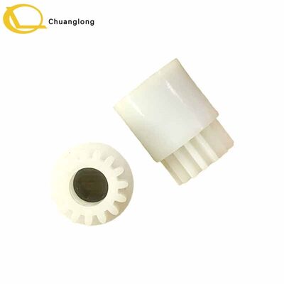 Хорошая цена NCR Gear 15 Tooth White 445-0653071 15T одностороннее подшипниковое редукторное сцепление 5886 5877 5887 ATM CRM CRS Selfserv Kiosk 4450653071 онлайн
