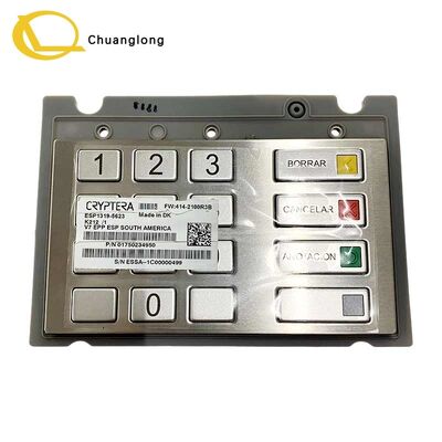 Хорошая цена Diebold Nixdorf DN V7 EPP ESP Южная Америка 01750234950 V7 Шифрование PIN Pad Клавиатура 2050XE ATM CRM CRS Самообслуживание Киоск 1750234950 Онлайн
